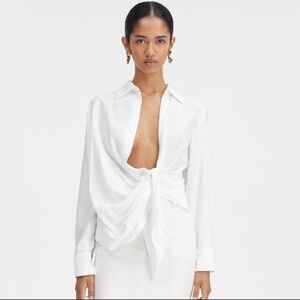 Jacquemus Le Coup De Soleil White Blouse